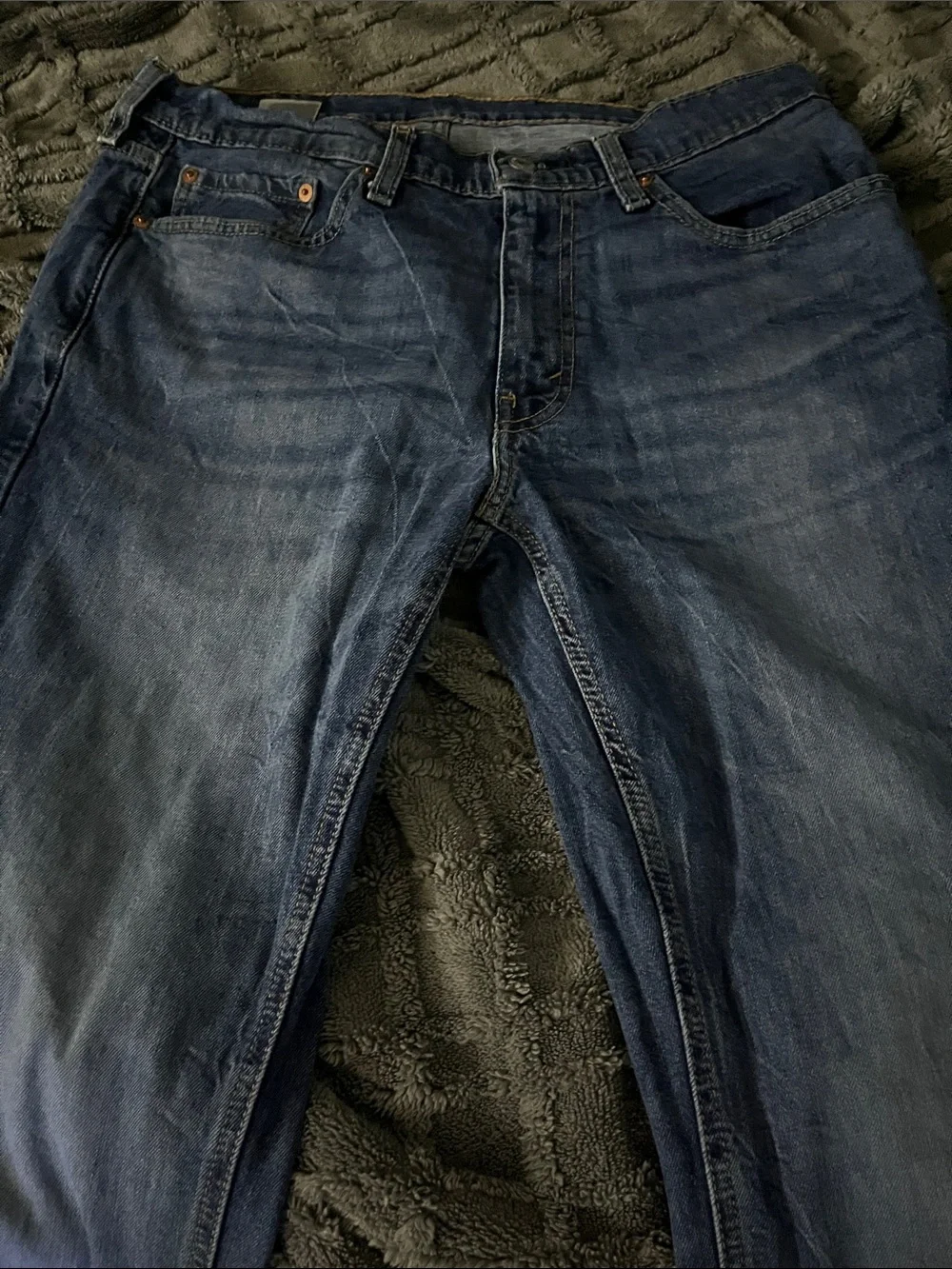 Levi's Dark Blue Relaxed Fit Jeans